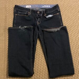 GAP Women's Sexy Boot Dark Denim Jeans